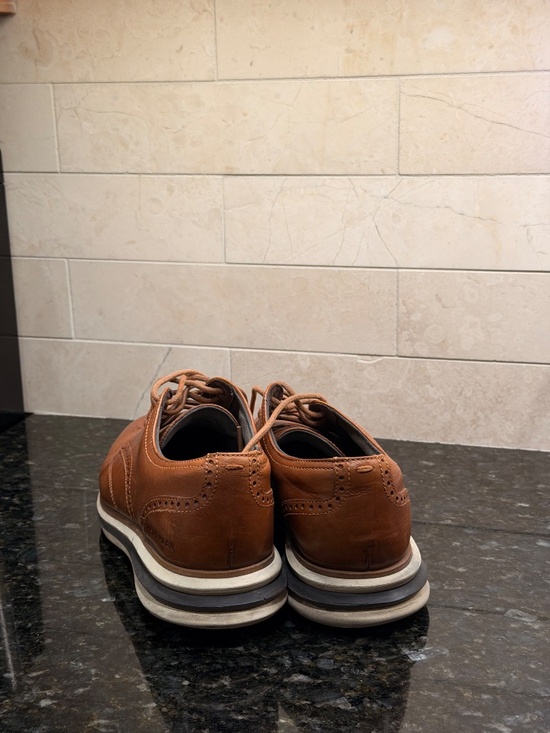 Cole Haan OriginalGrand Wingtip Leather Oxfords - British Tan main image 5